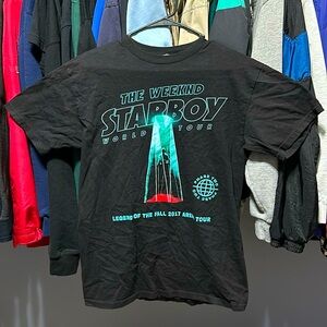 The Weeknd Starboy Legend Of the Fall World Arena Tour 2017 T-Shirt